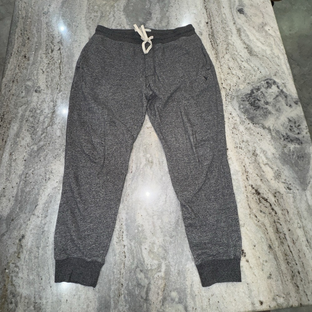 American Eagle Men's Sz XL Tall Gray Sweatpants Joggers Drawstrings Athletic